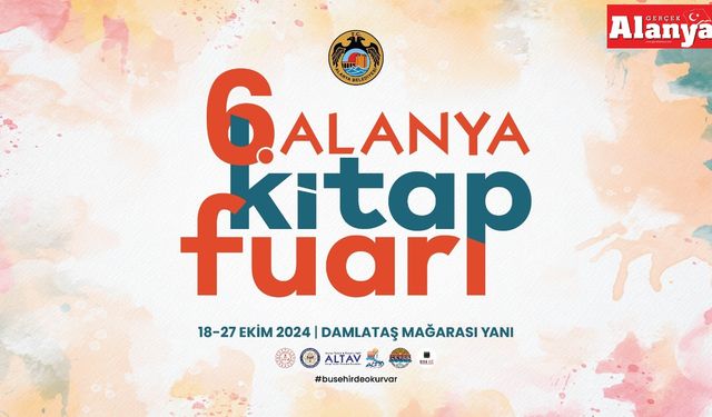 6. Alanya Kitap Fuarı için geri sayım başladı