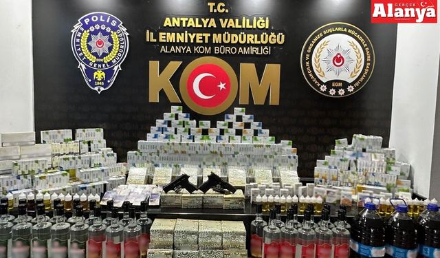 Alanya dahil 3 bölgede kaçakçılık operasyonu!