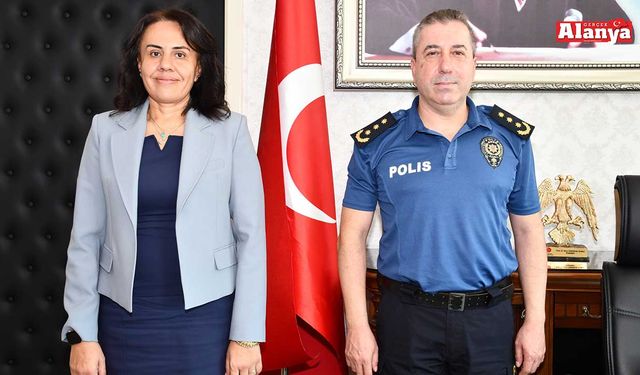 Emniyet Müdürü Mustafa Hilmi Özgönül’den başhekime ziyaret