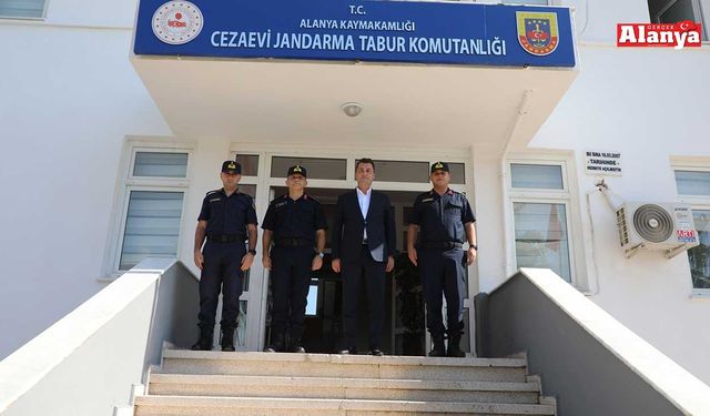 Kaymakam Şakir Öner Öztürk'ten cezaevine ziyaret