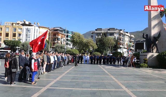 Alanya’da Gaziler Günü törenle kutlandı