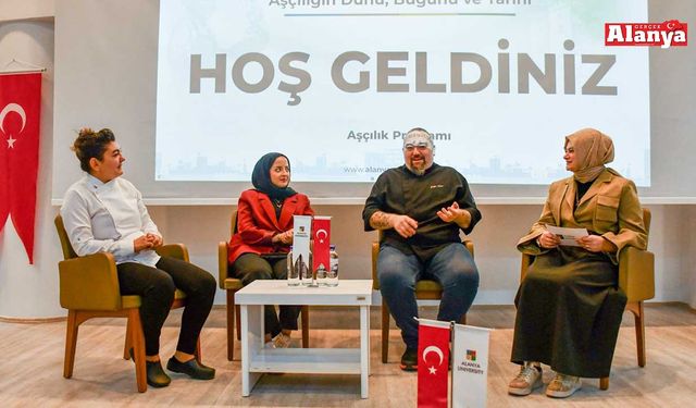 Alanya Üniversitesi'nde gastronomi öğrencileri deneyimlerini paylaştı