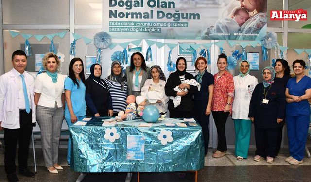 Alanya EAH’ta anne sütü anlatıldı