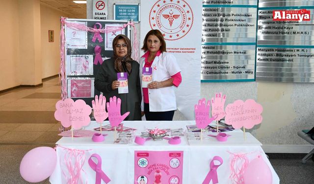 Alanya EAH’ta meme kanseri anlatıldı