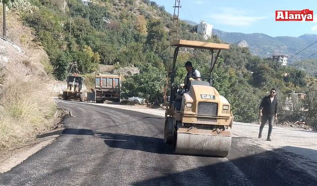 Alanya kırsalında yoğun mesai