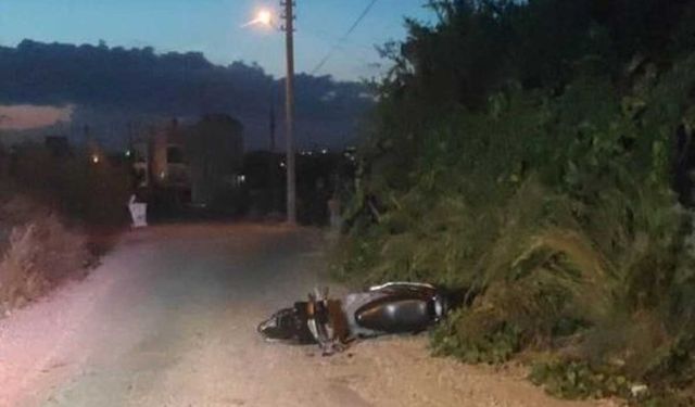Manavgat'ta devrilen motosikletin 11 yaşındaki sürücüsü yaralandı