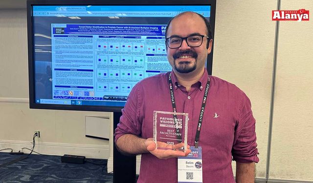 Alanyalı genç bilim insanı ABD’de ödüle layık görüldü