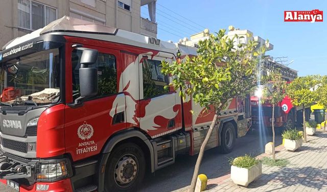 Alanya’da otelde çıkan yangın söndürüldü