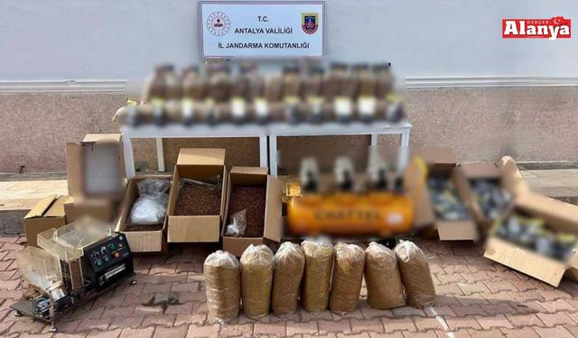 Jandarmanın operasyonunda 350 kilo kıyılmış tütün ele geçirildi