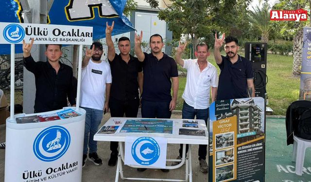 Alanya Ülkü Ocakları ALKÜ’de stand açtı