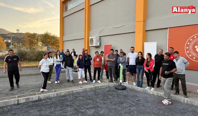 Alanya'nın komşusunda Öğretmenler Günü’ne özel Bocce Turnuvası