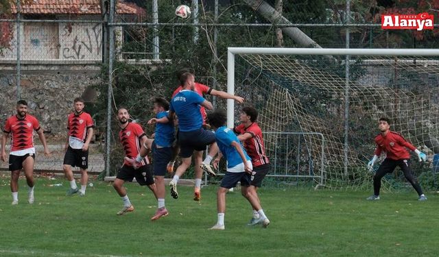 Alanya 1221 FK’dan Altay maçı öncesi prova