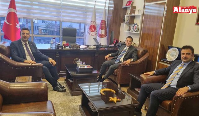 Kaymakam Öztürk’ten Alanya'nın komşusunda ziyaret turu