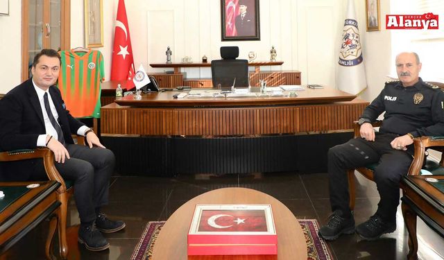 Antalya İl Emniyet Müdürü Zaimoğlu’ndan Alanya’ya ziyaret