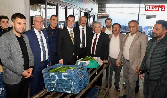 Kaymakam Öztürk Payallar Hal esnafını ziyaret etti