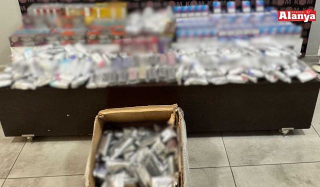 Alanya'da kaçakçılara baskın