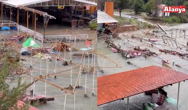 Dimçayı yine sular altında; Barajın kapakları açıldı!