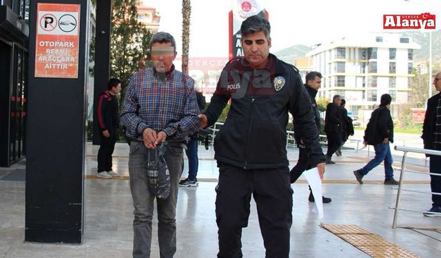 Alanya’da ruhsatsız tabanca yakalatan şüpheli tutuklandı