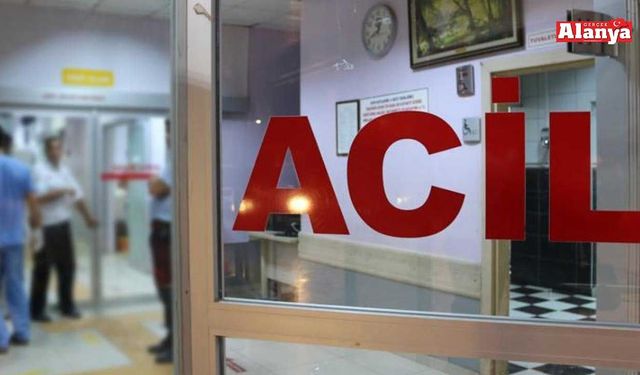 Alanya’da 4 metrelik merdivenden düşen adam ağır yaralandı