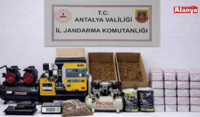 Alanya’da jandarmadan kaçak tütün operasyonu