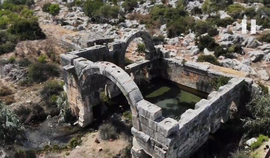 Roma döneminden kalma su yapısı turizme kazandırılacak