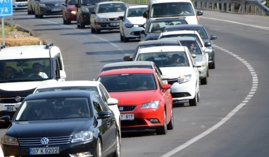 İşte Antalya'daki taşıt sayısı