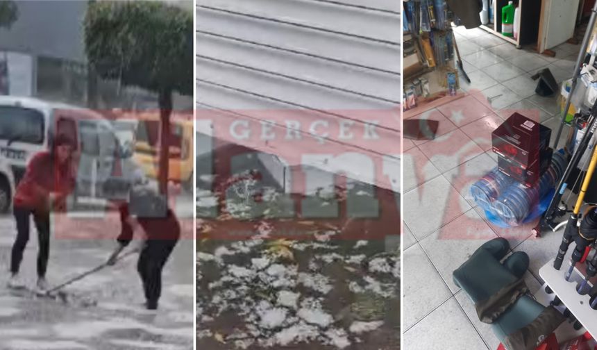 Alanya’da yağışın ardından bazı iş yerlerini su bastı