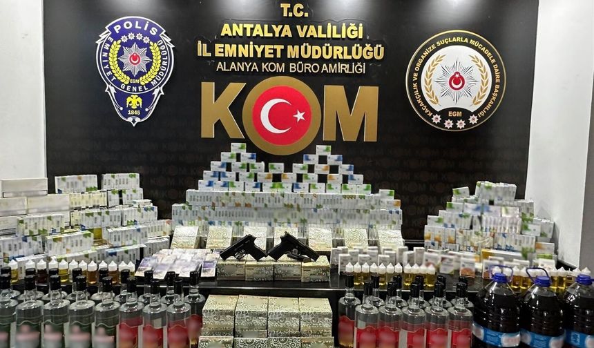 Alanya dahil 3 bölgede kaçakçılık operasyonu!