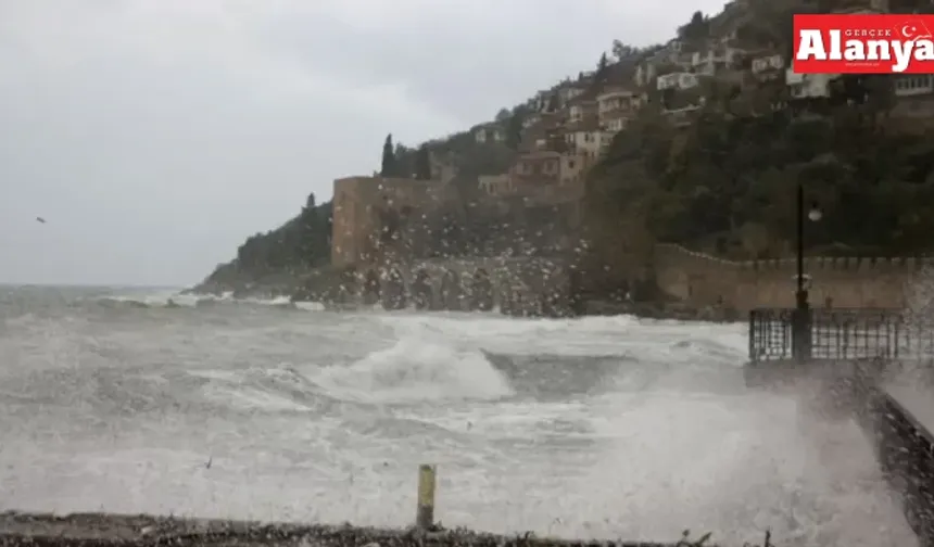 Alanya'da bugün gerekmedikçe dışarıya çıkmayın!