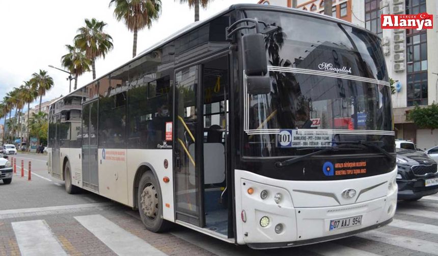 Alanya’da toplu ulaşıma zam geldi