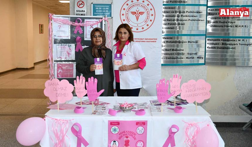 Alanya EAH’ta meme kanseri anlatıldı