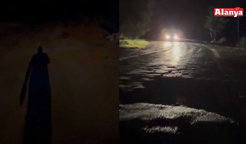 Alanya’da çözülmeyen aydınlatma sorunu vatandaşı isyan ettirdi