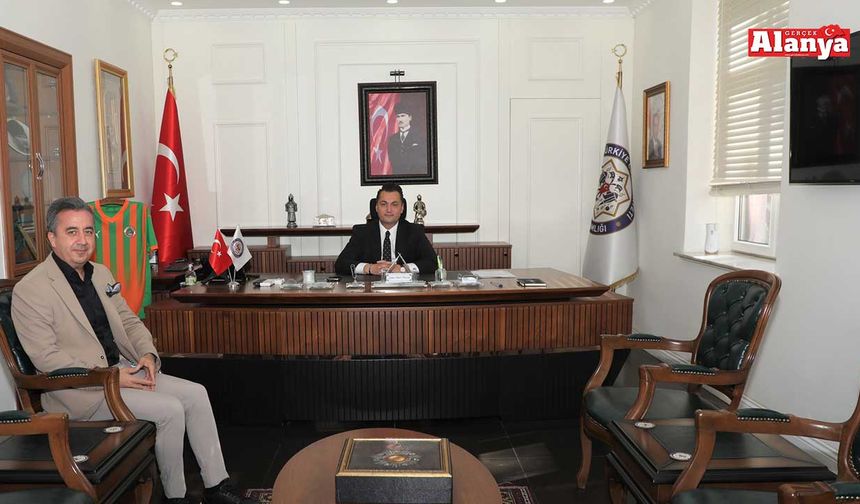 Kaymakam Öztürk yeni Tarım Müdürü İhsan İnal’ı kabul etti