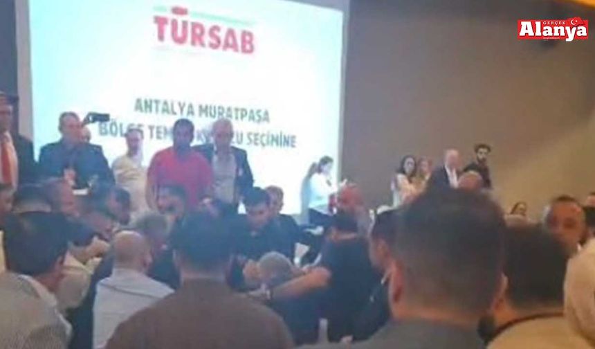 TÜRSAB Muratpaşa seçiminde tekme ve yumruklar konuştu