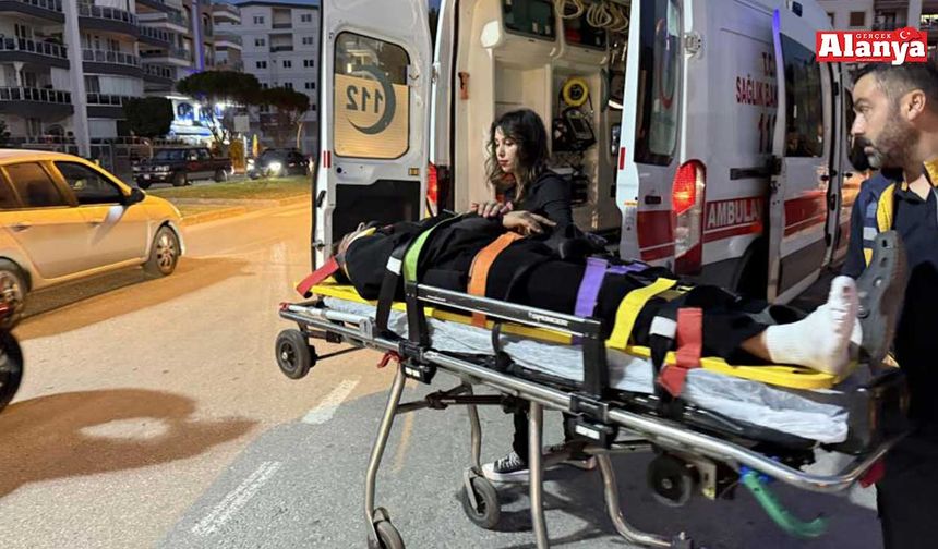 Otomobil ile motosiklet çarpıştı: 1 yaralı