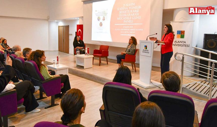 Alanya Üniversitesi’nden şiddete hayır çağrısı