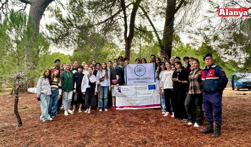 Alanya'da zorbalığa karşı doğa odaklı etkinlik