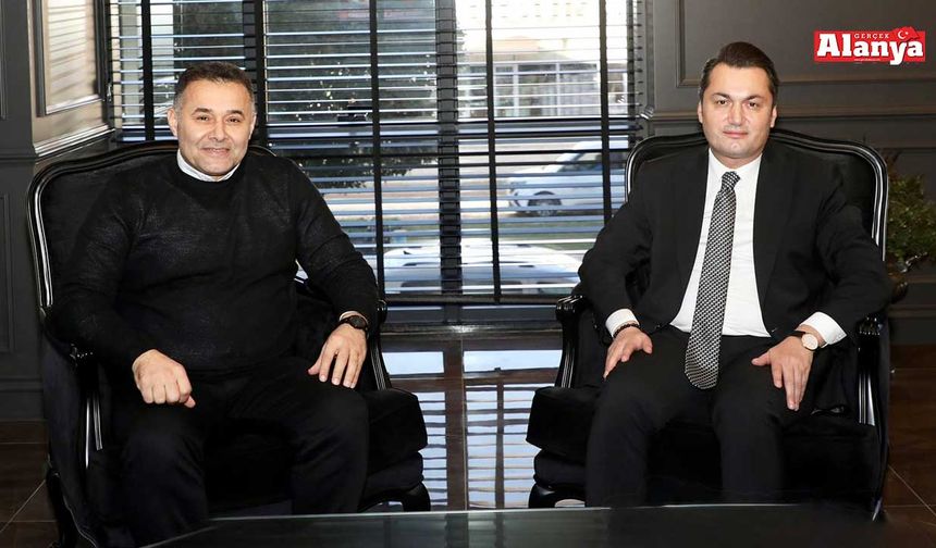 Kaymakam Öztürk'ten Yücel'e ziyaret