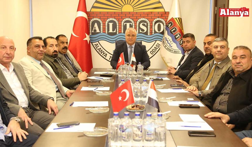 Iraklı heyete Alanya’ya yatırım çağrısı