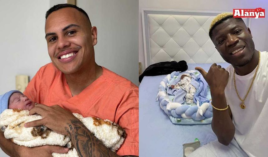 Alanyaspor'lu futbolcular baba oldu