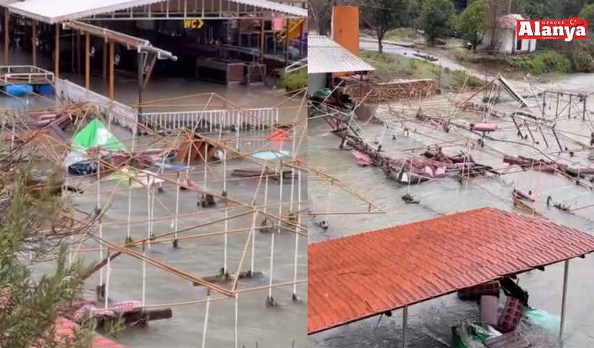 Dimçayı yine sular altında; Barajın kapakları açıldı!