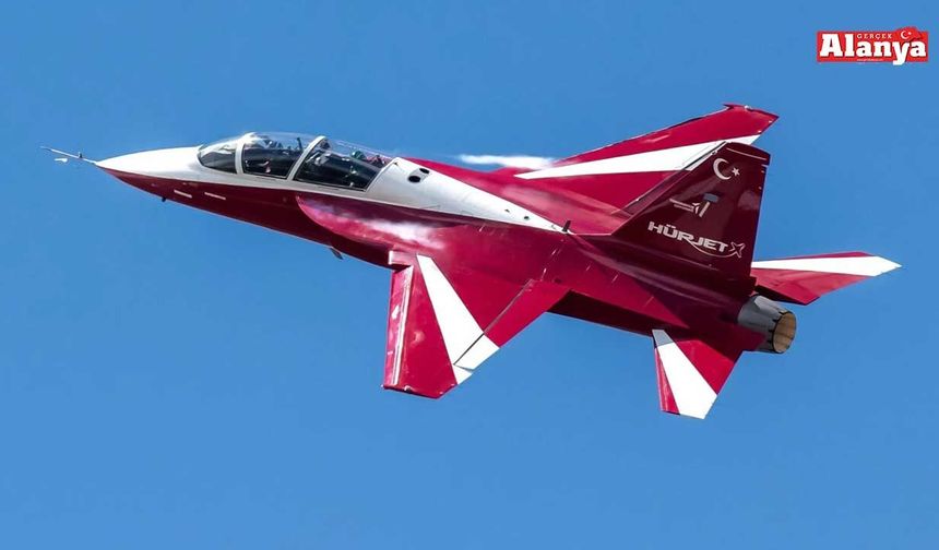 Alanya semalarında 'HÜRJET' test uçuşları yapılacak