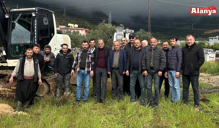 Alanya çiftçisine sulama suyu müjdesi