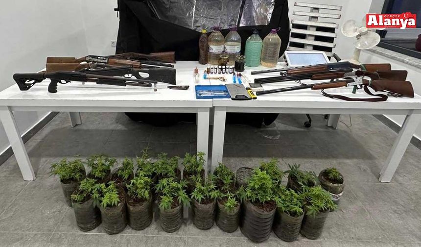Alanya'da uyuşturucu operasyonu