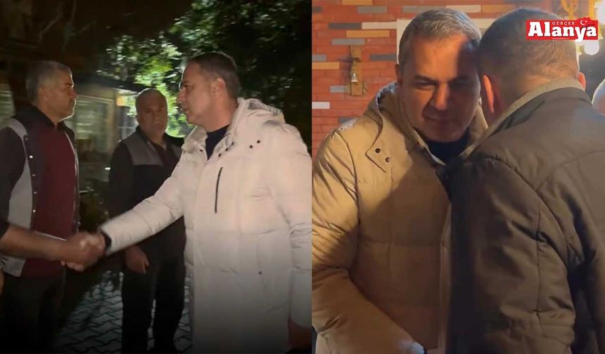 Tavlı’dan Dimçayı bölgesindeki esnafa geçmiş olsun ziyareti