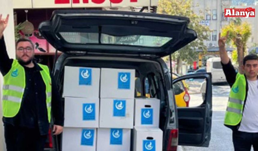 Alanya'da ihtiyaç sahipleri unutulmadı