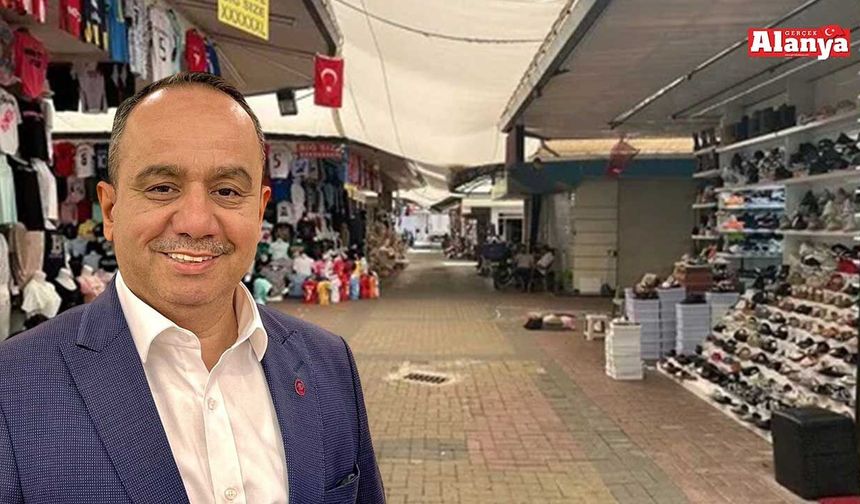 Alanya'da esnaf sadaka değil, hakkını istiyor