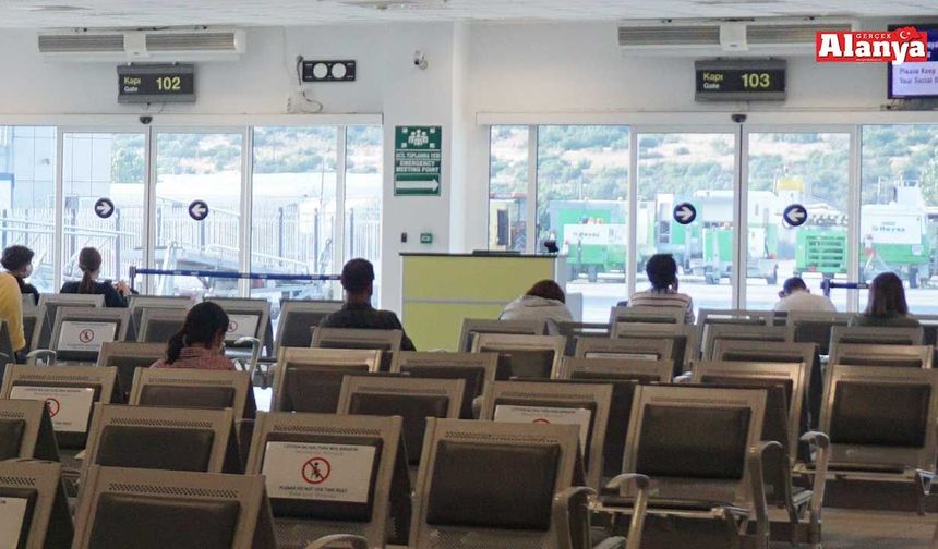 Gazipaşa-Alanya Havalimanı’nda yolcu sayısı düştü