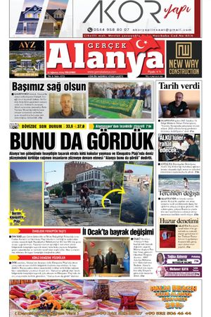 22.08.2024 Gerçek Alanya Gazetesi