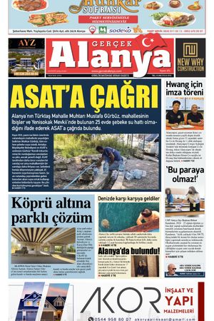 Gerçek Alanya Gazetesi - 10 Eylül 2024